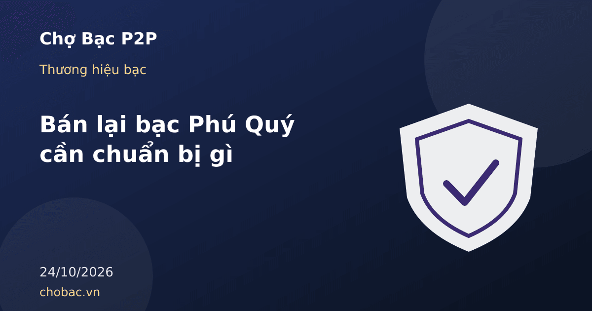 Minh hoạ chuẩn bị giấy tờ và cân kiểm tra bạc thỏi trước khi bán lại