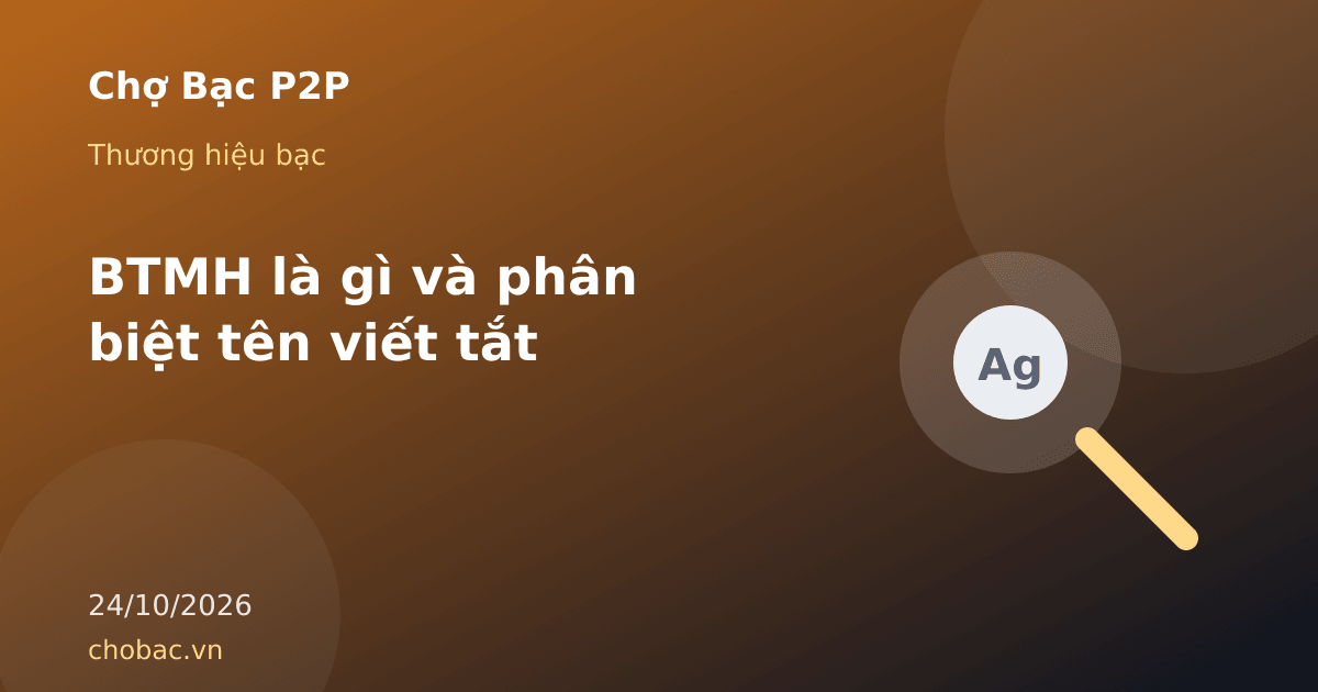 Minh hoạ so sánh các tên viết tắt thương hiệu vàng bạc dễ nhầm và kiểm tra tên miền